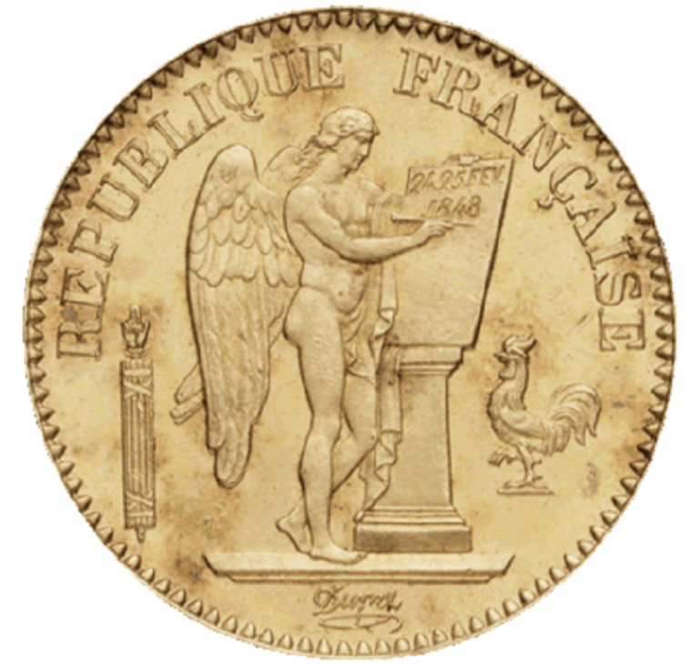 20 Francs Or Genie IIeme Republique Avers