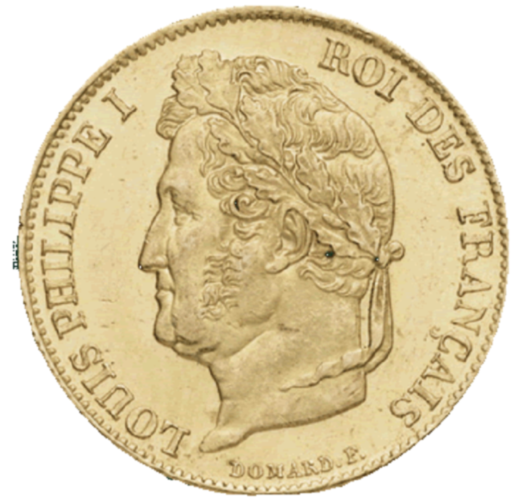 20 Francs Or Louis Philippe I Laure Avers