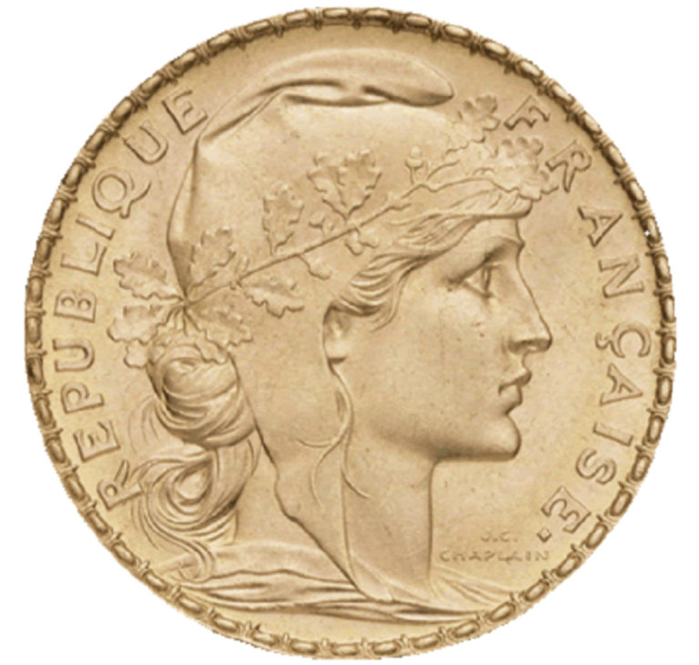 20 Francs Or Marianne Coq Avers