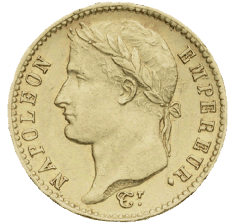 20 Francs Or Napoleon 1er Laure Avers