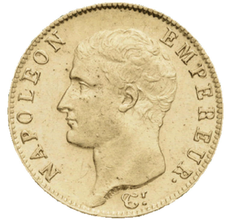 20 Francs Or Napoleon 1er Non Laure Avers