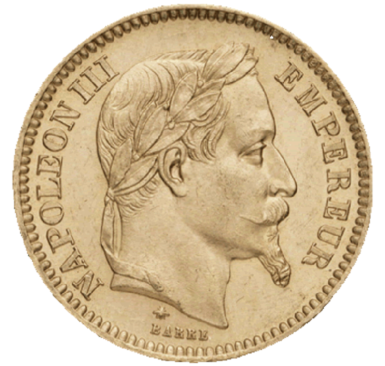 20 Francs Or Napoleon III Laure Avers