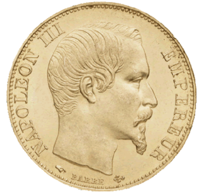 20 Francs Or Napoleon III Non Laure Avers